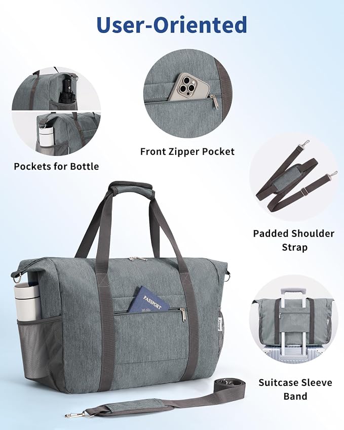 Narwey 18x14x8 Inches Travel Bag Spirit Airlines Frontier Personal Item Bag - Image 5