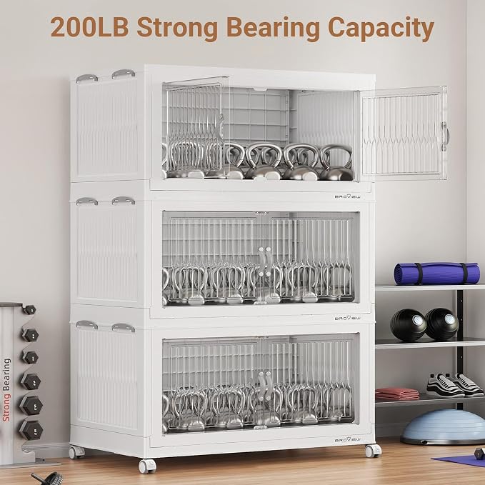 BROVIEW 600Qt Extra Large Stackable Storage Bins - Image 8