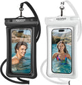 NEPHI IPX8 Floating Waterproof Phone Pouch 2 Pack-Up to 8.0"，Floating Phone Case by IPX68WaterproofPhonePouch
