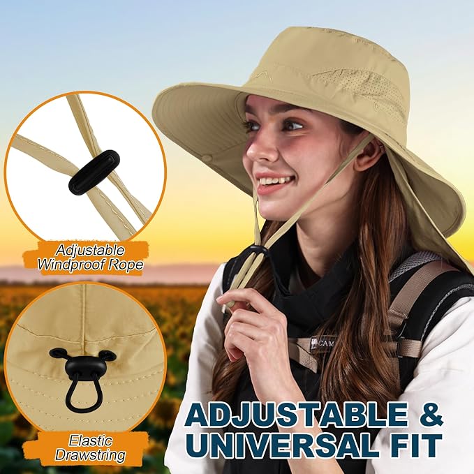 ZOORON Sun Hat for Men Women Fishing Hat - Image 5