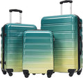 Merax Luggage Sets 3 Piece, Hardside Expandable Suitcase Set by Merax