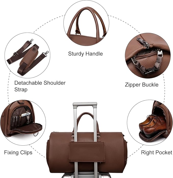Modoker Garment Bags for Travel Carry on Duffle Bags for Airplane Weekender - Image 5