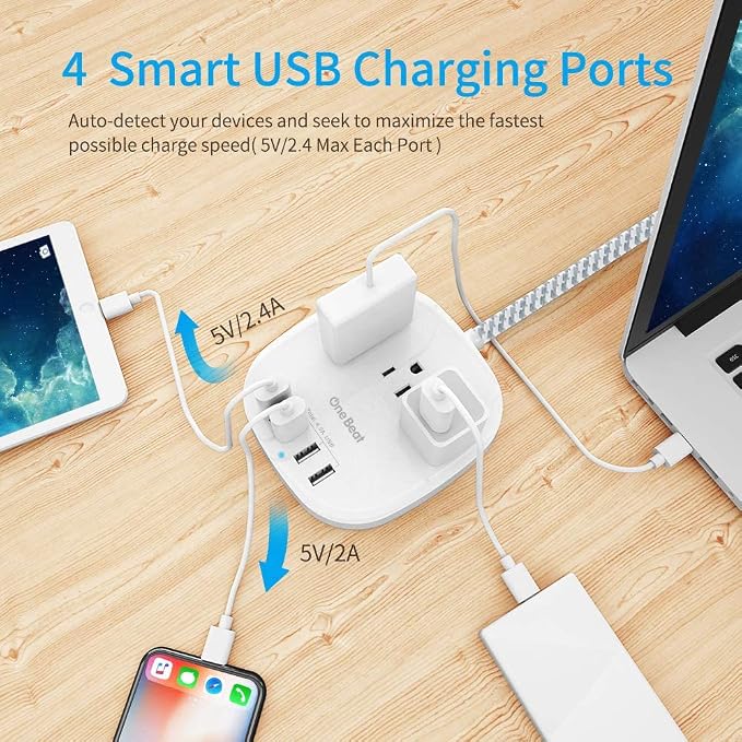 One Beat Desktop Power Strip - Image 2