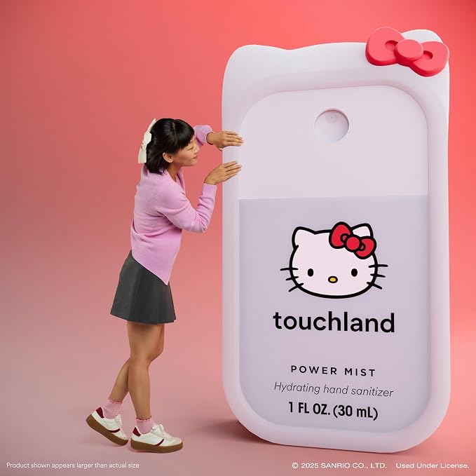 Touchland x Hello Kitty® Hand Sanitizer + Mist Case, Scented & Stylish - Image 7