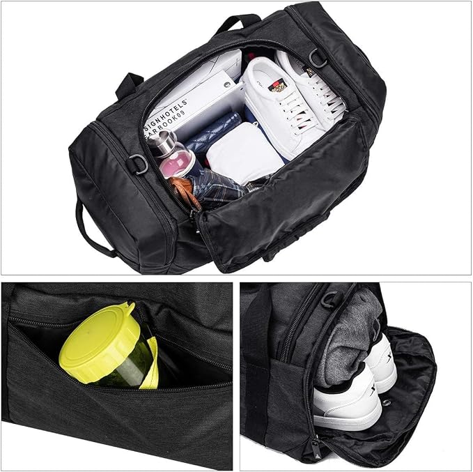 Gym Duffle Bag Backpack Waterproof Sports Duffel Bags Travel Weekender Bag - Image 2