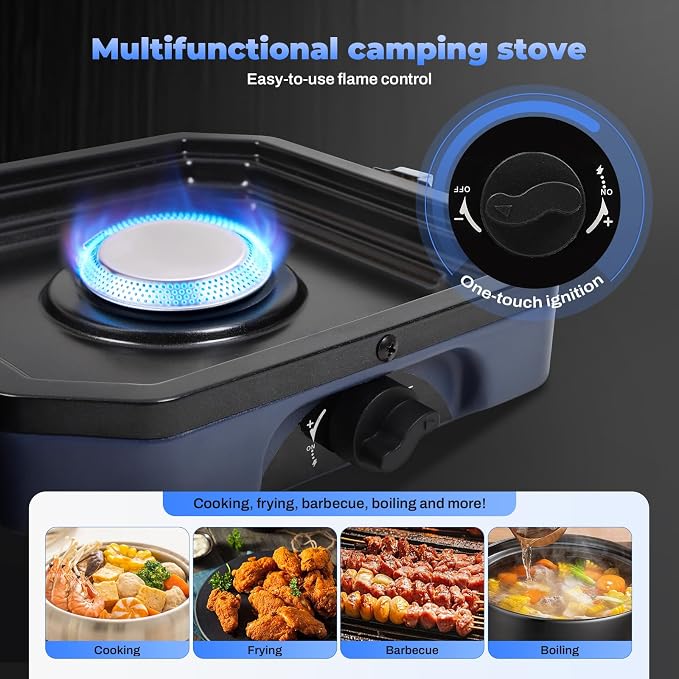 2-Burner Foldable Camping Stove - Image 4
