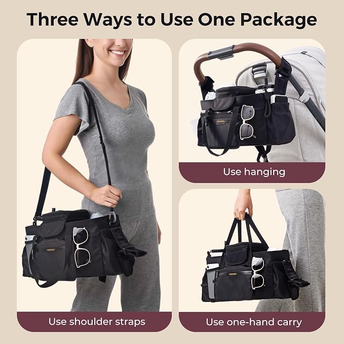 Momcozy Extra Large Stroller Organizer Max | - Image 5