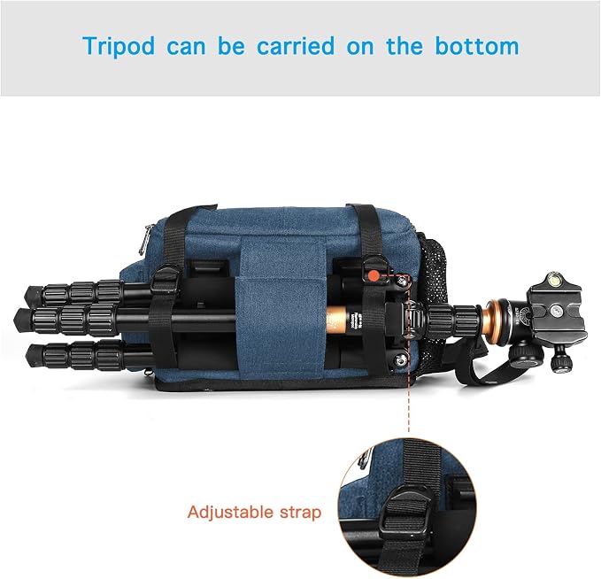 MOSISO Camera Bag Sling Backpack, DSLR/SLR/Mirrorless Full Open Camera Case - Image 5