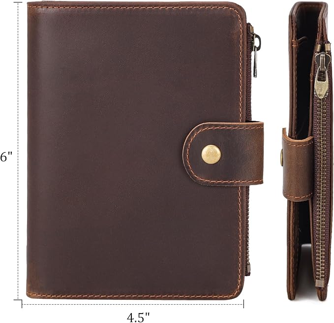 Polare Full Grain Leather Travel Passport Holder - Image 4