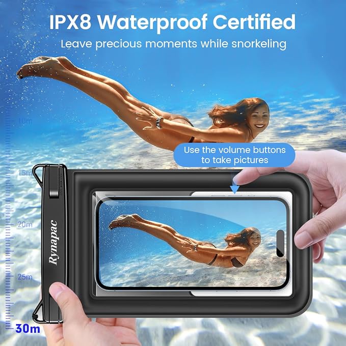 Floating Waterproof Phone Pouch, Galaxy S24+ S23 S22, IPX8 Cellphone Dry Bag - Image 2