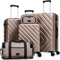 Luggage Sets 5 Piece, Suitcases by Eeeza