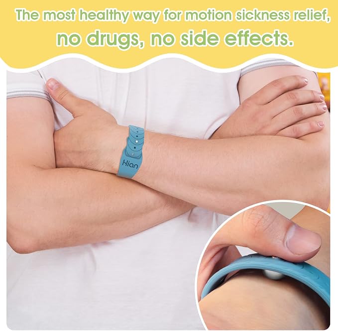 Motion Sickness Bands Sea Sickness Wristbands Acupressure Nausea Wristband/ - Image 3