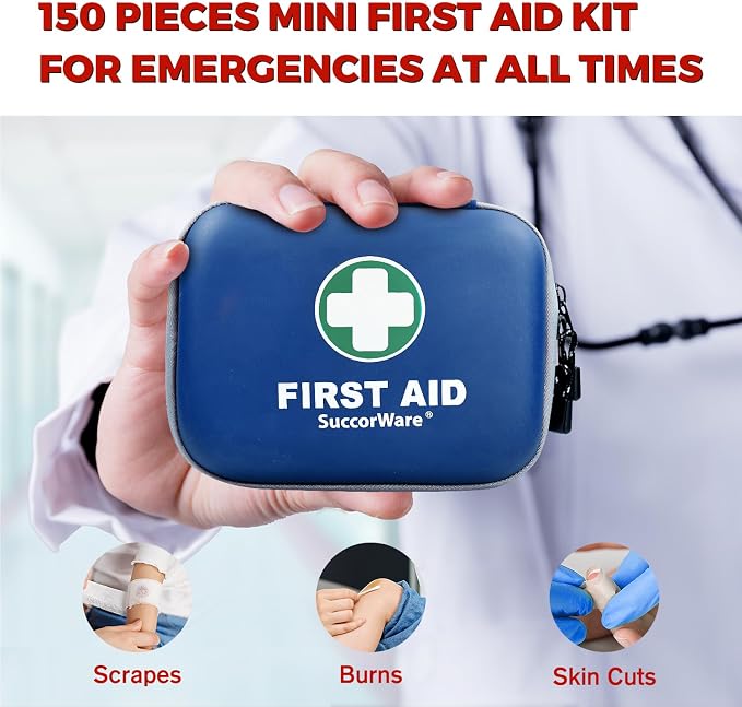 150 Pieces Mini First Aid Kit - Image 5