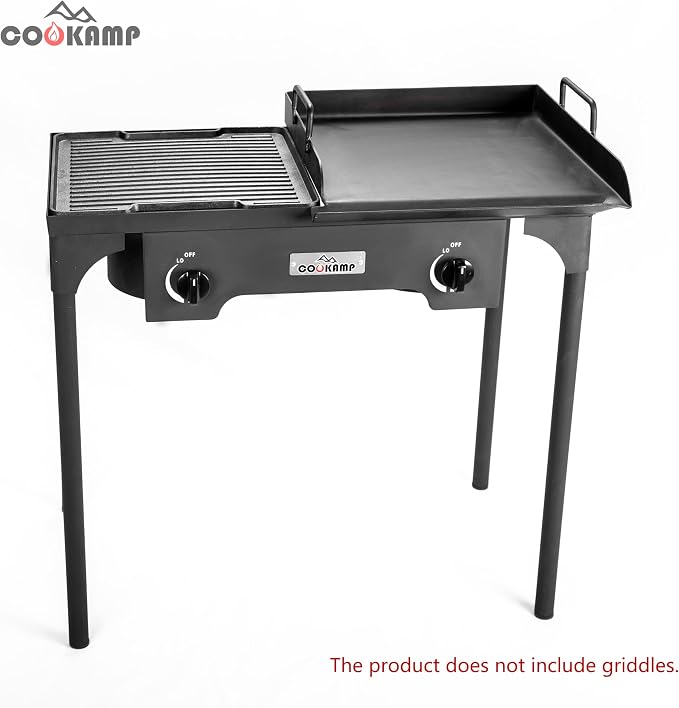 High Pressure Double Propane Burner Outdoor Camping Stove - Image 4