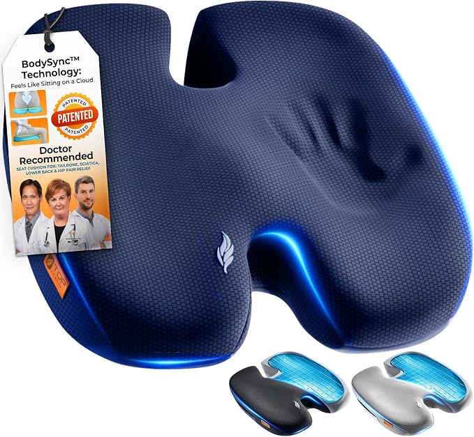 Seat Cushion, BodySync™ Technology by TopComfort