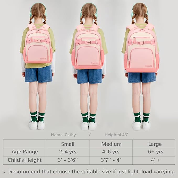 Lightweight Cute Kids Backpack for School Kindergarten Elementary Backpacks for - Image 6