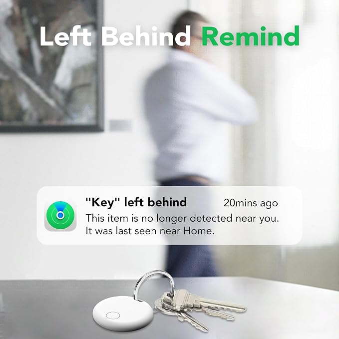 Air Tracker Tags-4 Pack: Smart Bluetooth Tracker, Item Finder Works - Image 5