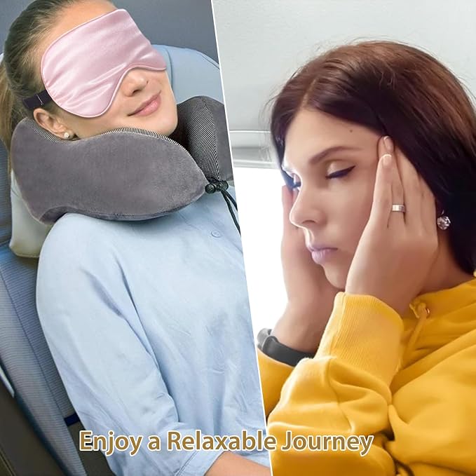 Silk Sleep Masks for Sleep, 4 Pack Super Soft Sleep Mask for Women & Men - Image 4