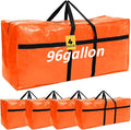4 Pcs 96 Gallon Large Moving Bags by Clysee