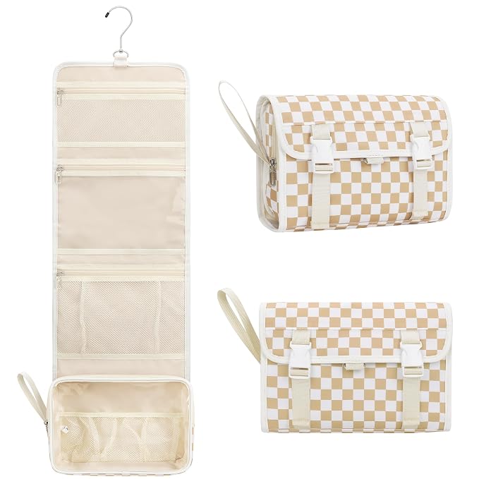 Relavel Hanging Toiletry Bag for Women, Hanging Makeup Organizer by Relavel