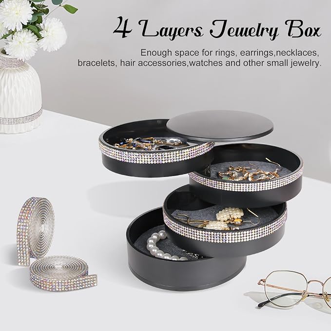 CONBOLA Jewelry Holder Organizer, Christmas Gifts Ideas - Image 4