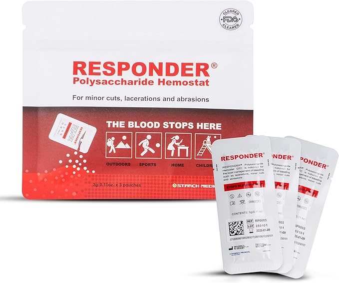 Responder First Aid Powder- FDA Cleared by Unknown