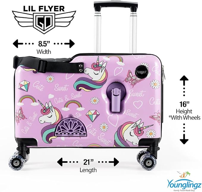 Younglingz LIL FLYER GO Version 2 Ride On Suitcase - Image 6