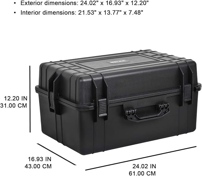 MEIJIA All Weather Waterproof Hard Camera Case, Hard Case - Image 4
