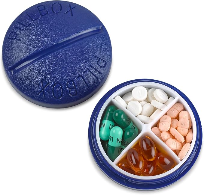 Pill Box Round for Travel - Image 9