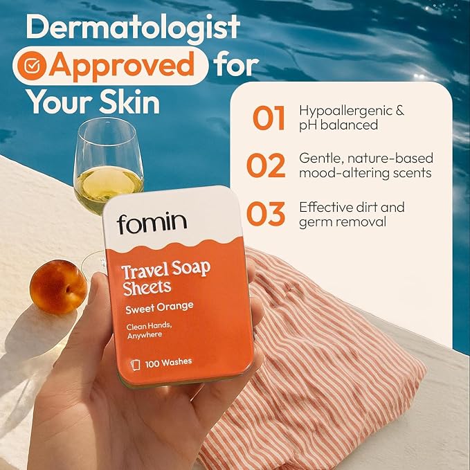 FOMIN - Antibacterial Paper Soap Sheets Tin - Image 6