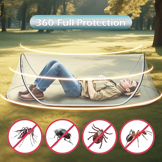 78 * 31 * 22Large Pop-Up Mosquito Net, Lightweight, Breathable, and Soft - Image 4