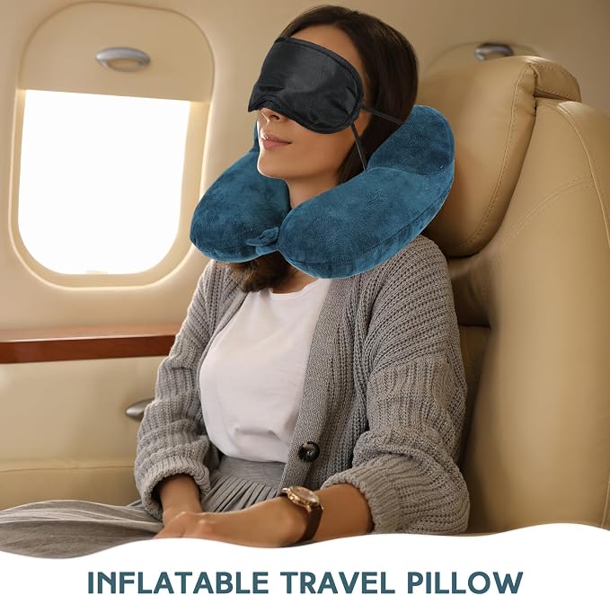 Sintuff 2 Pack Inflatable Travel Pillow - Image 4