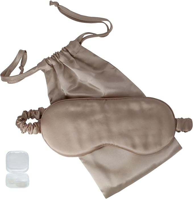 Mulberry Soft Silk Eye Mask for Sleeping by SataviNaturals