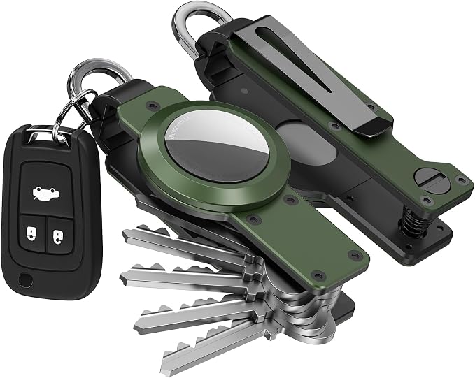 Key Organizer for Men/Women Compact Key Holder Minimalist Key Case Metal Key by KIEIYI