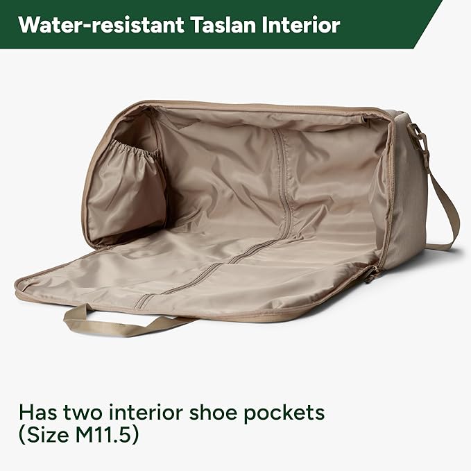 Halfday Convertible 2-in-1 Garment Duffel Weekender Bag 40L | Wrinkle-Free - Image 3