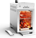 BIG HORN OUTDOORS Portable Infrared Broiler Propane Gas Grill, 1500 Degree by BigHornOutdoors