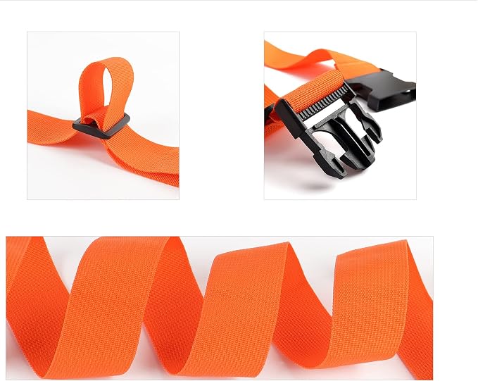 4Pcs Luggage Straps Suitcase 80In Long Adjustable Travel Accessories TSA - Image 2