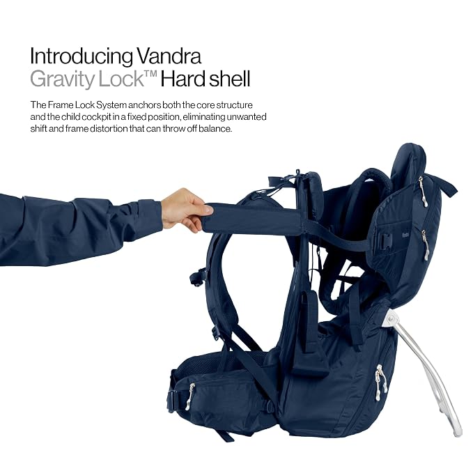 Vandra™ River - Scandinavian Hiking Baby Carrier Backpack - Gravity Lock™ - Image 4