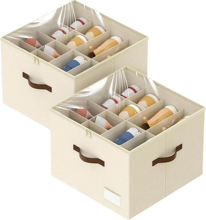 Shoe Organizer for Closet, 2 Pack Shoe Organizer - Image 8