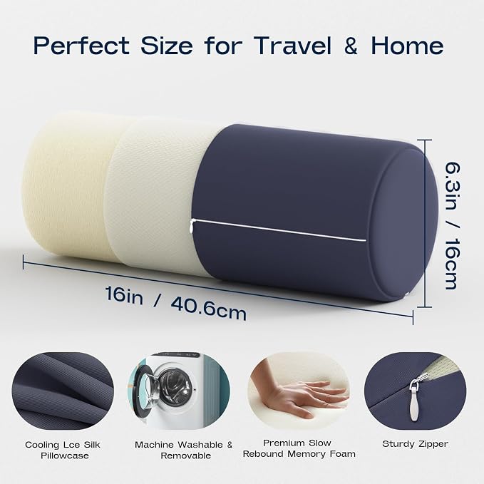 Neck Roll Pillow for Neck Pain Relief - Image 2