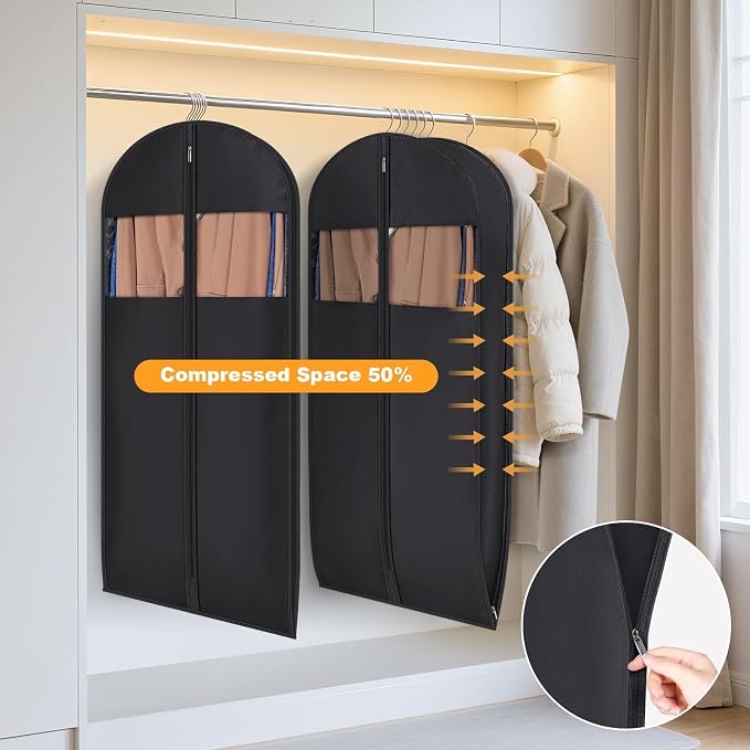 Syeeiex 54'' Space Saving Hanging Garment Bag - Image 3