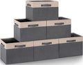 GhvyenntteS Large Fabric Storage Bins by GhvyenntteS