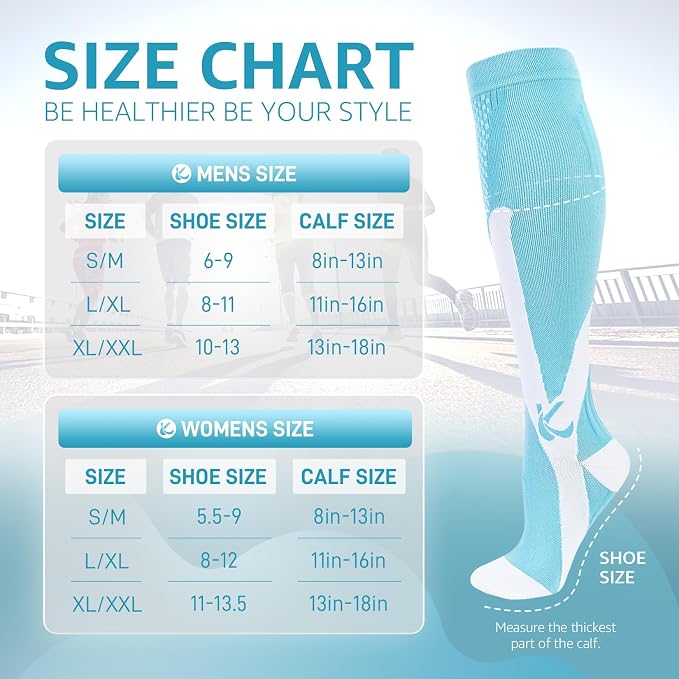 Kickticks 4 Pairs Compression Socks - Image 6