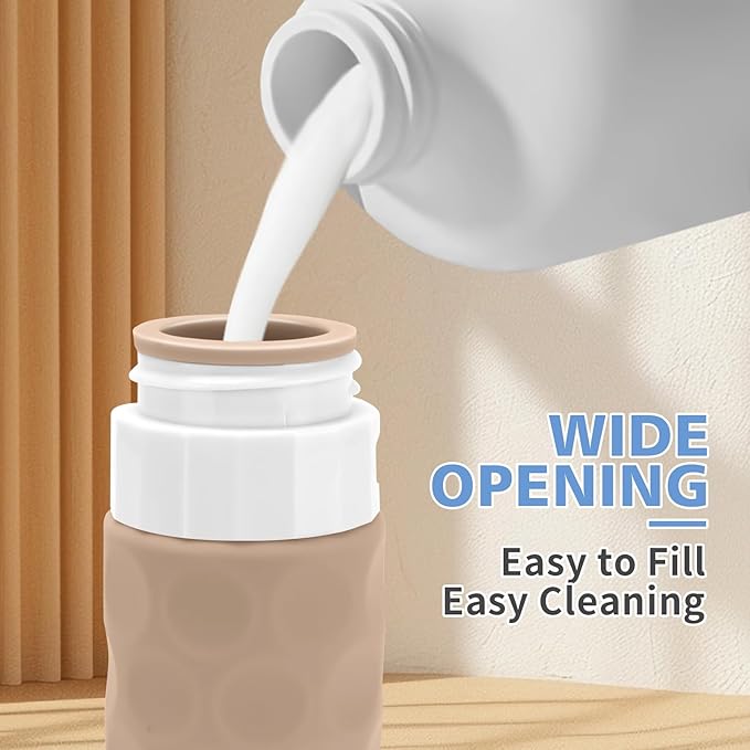 Travel Bottles for Toiletries, BPA Free Leak Proof Premium Silicone Bottles - Image 4