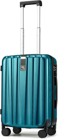 Hanke 20 Inch Carry On Luggage 22x14x9 Airline Approved Lightweight PC Hard by Hanke