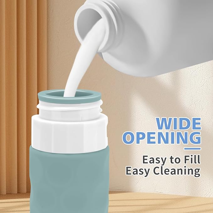 Travel Bottles for Toiletries, BPA Free Leak Proof Premium Silicone Bottles - Image 4
