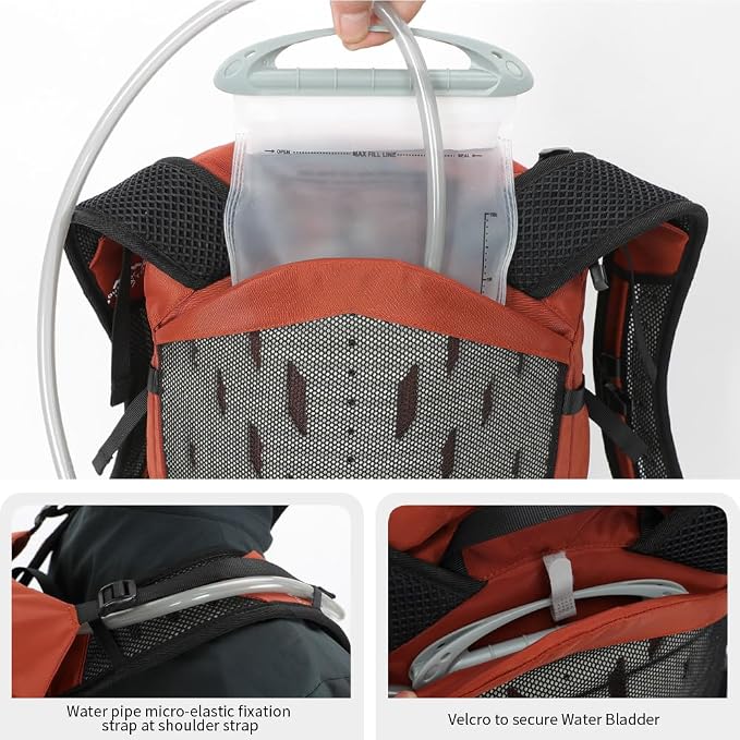 Hiking Hydration Backpack with 3l Water Bladder - Image 5