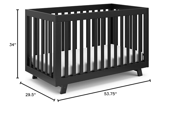 Storkcraft Beckett Convertible Crib – Converts from Baby Crib to Toddler Bed - Image 16