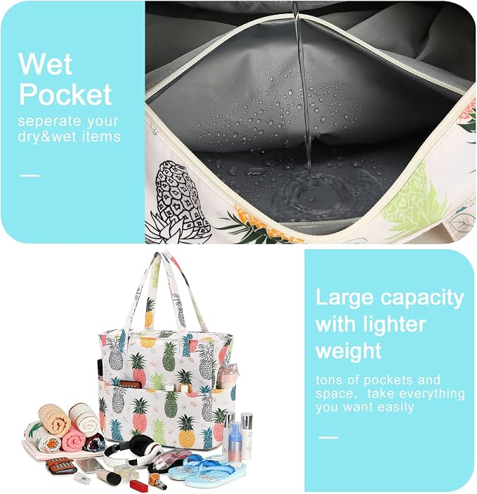 Waterproof Beach Tote Pool Bags - Image 3