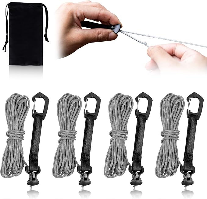 4 Pack Guy Lines-Ultralight Tent Cords by HIKEMAN